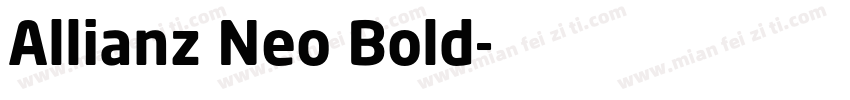 Allianz Neo Bold字体转换